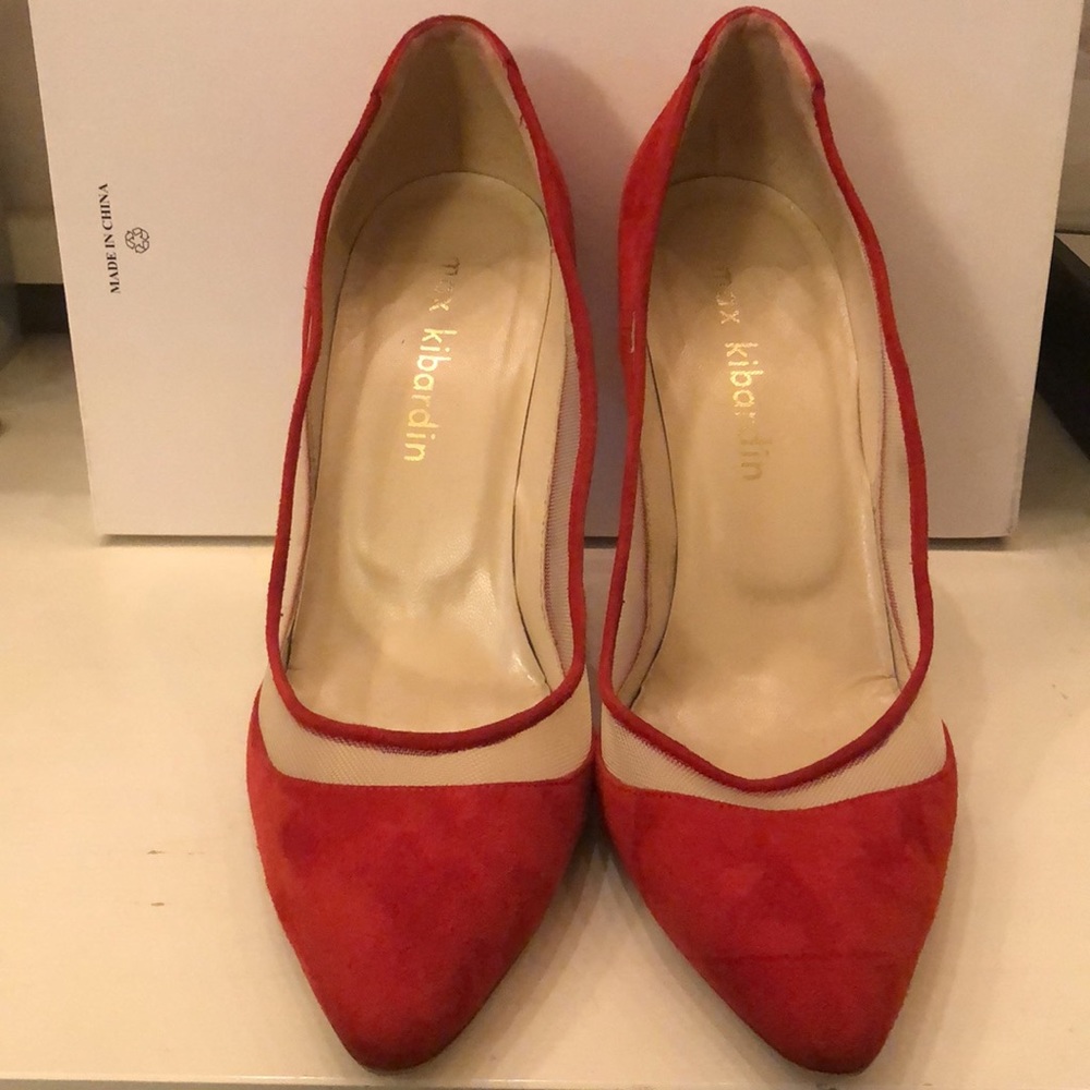 Max Kibardin - Suede Pumps in Rust, Size 40